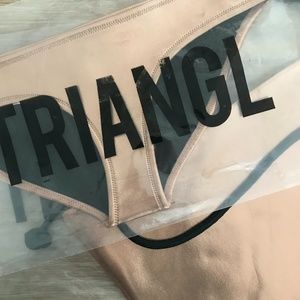 TRIANGL Bikini Bottoms + Drawstring backpack